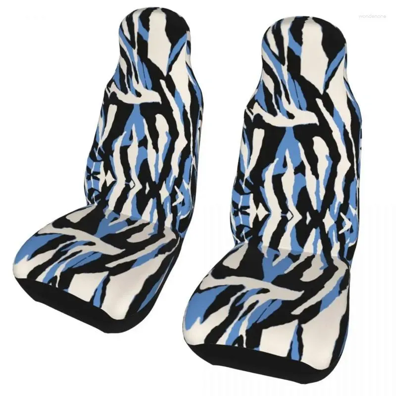 Couvre-siège de l'automobile Skin zébré motif coloré couvercle universel animal étanche pour le polyester-protecteur du SUV