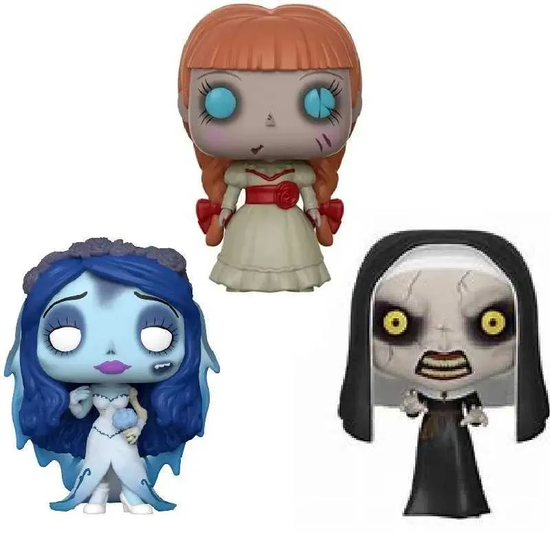 Figures de jouets d'action Annabelle # 469 Emily # 987 The Nun # 775 E VINLY Figure Pops Toys Gifts T240428