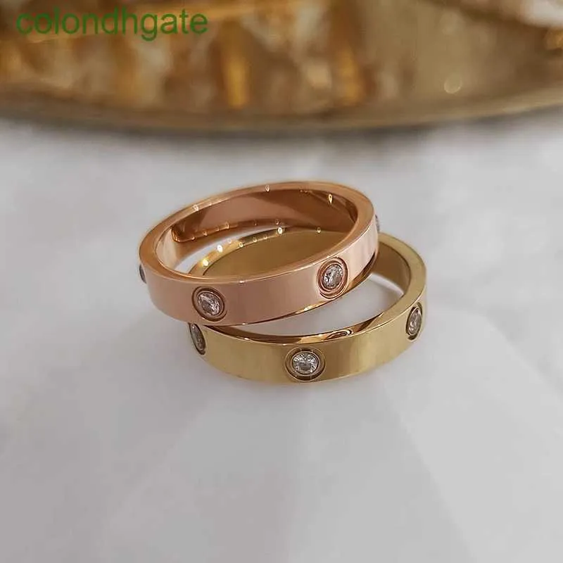 Mit echtes Box Sinn Versprechen Design von Liebesring verblassen lange Frauen Ringe Schmuck mit Karren Originalringen