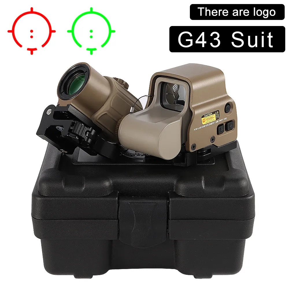 Optics 558 G43 G33 Collimateur holographique Sight 552 RED DOT DOPTIC SIGNE REFLEX avec des supports de rail de 20 mm pour les tactiques de chasse au fusil