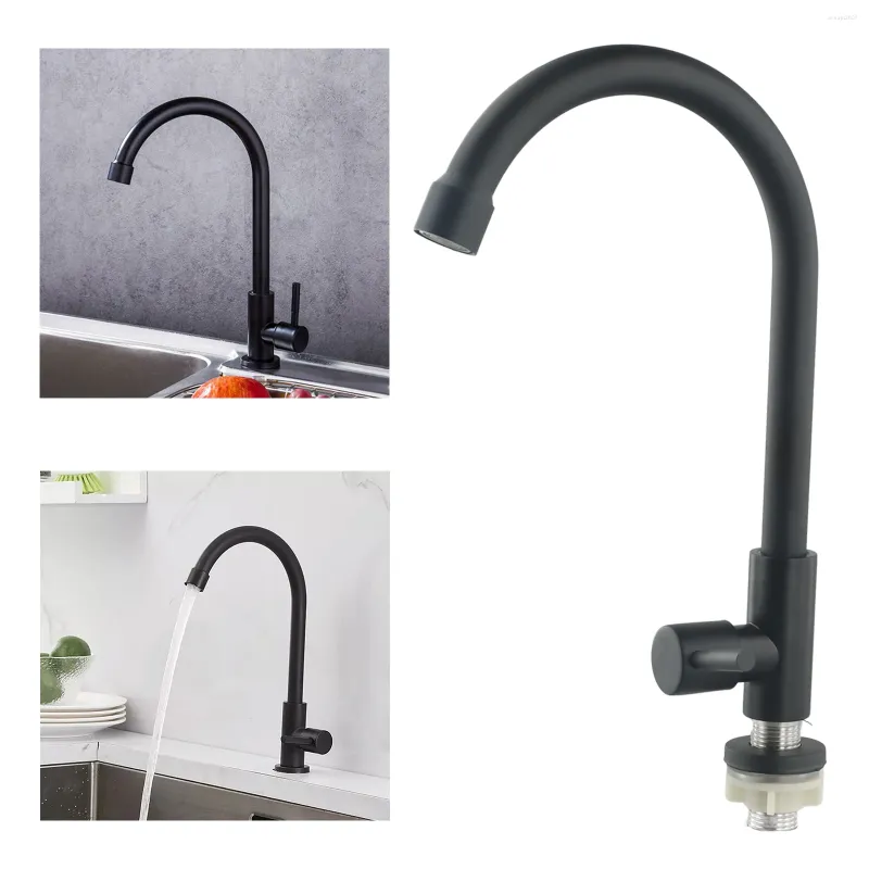 Bathroom Sink Faucets Kitchen Faucet Single Lever Hole Tap 304 Stainless Steel Energy-saving Bubbler For Kitchens Bars Bathrooms