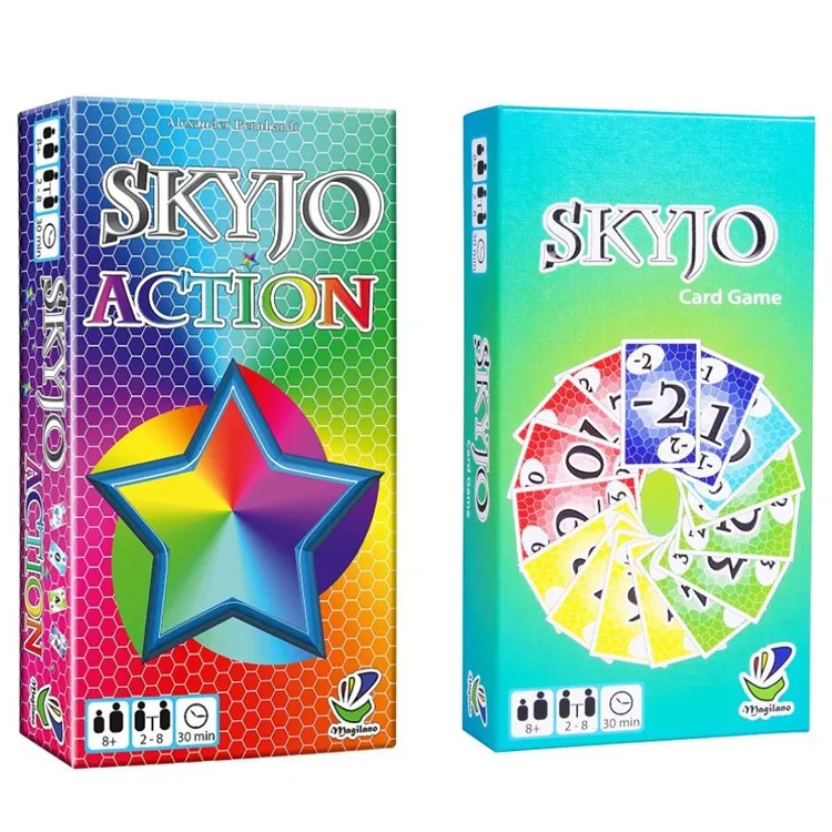 Skyjo Card Party Interaction Entertainment Board игра английская версия семейного студенческого общежития общежития