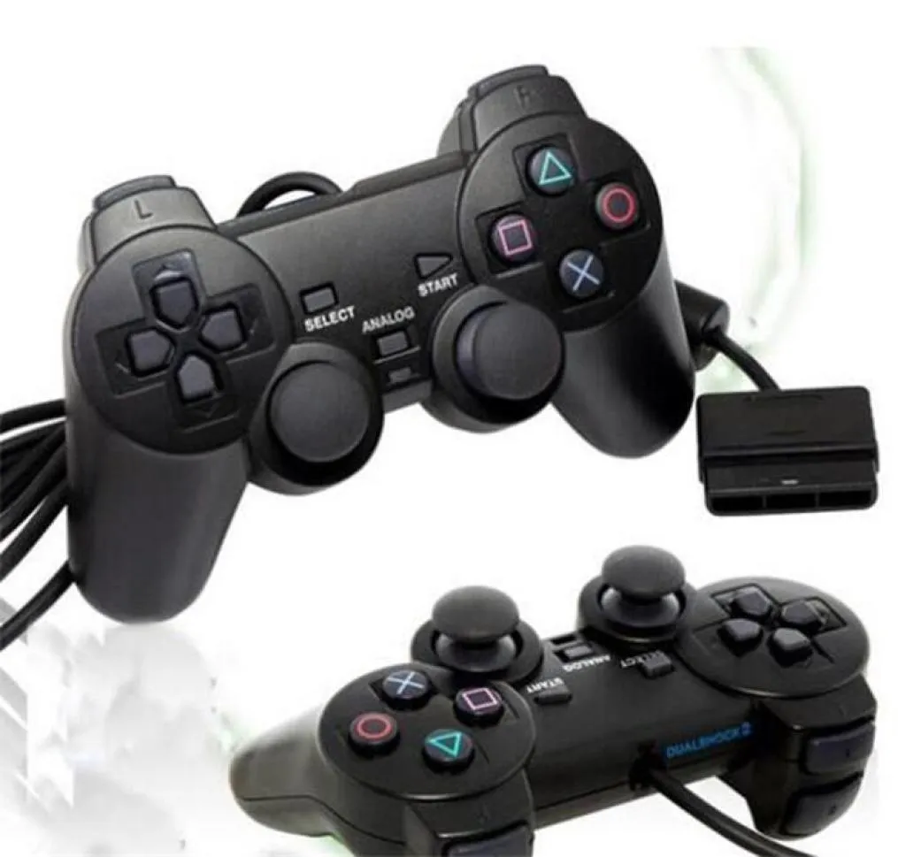 Verkopende bekabelde controller voor PS2 Double Vibration Joystick Gamepad Game Controller voor PlayStation 2 MJYP4528063