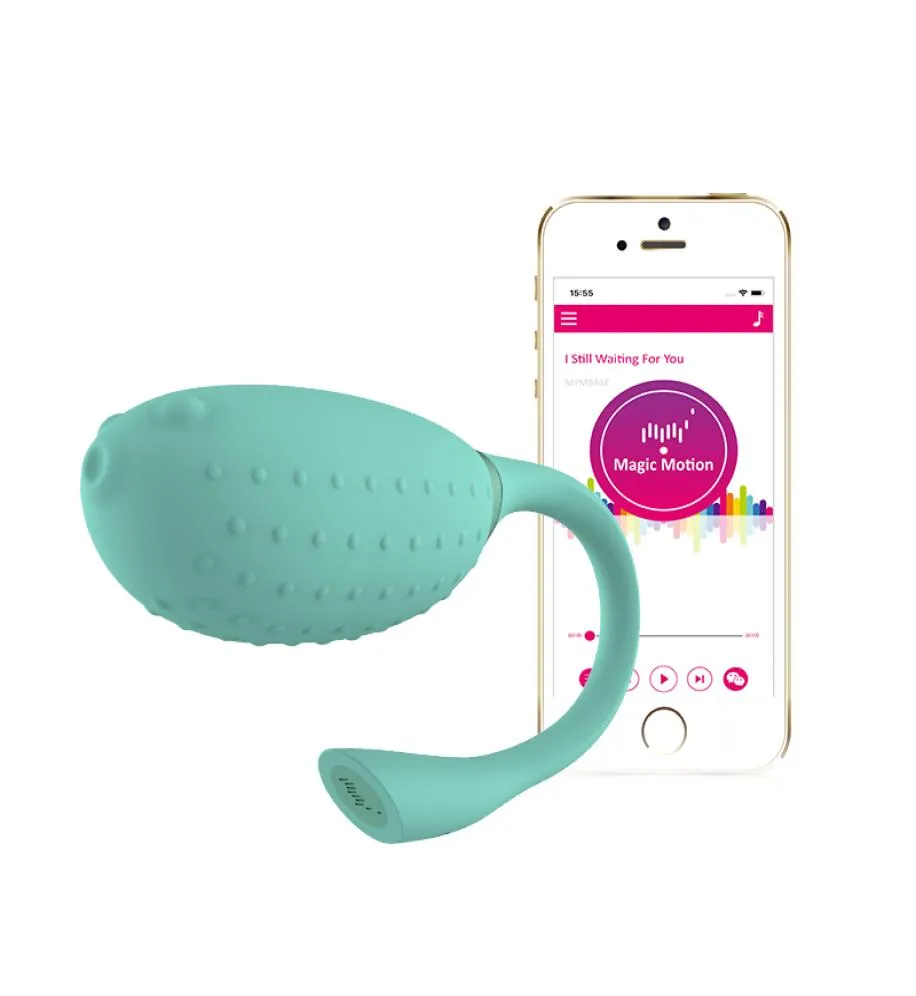 Magic Motion Smart Sex Toy Bluetooth Vibratore GSPOT Clitoride stimolante Fugu App Controllo vibrante Flamingo Vagina Massager Y3284316