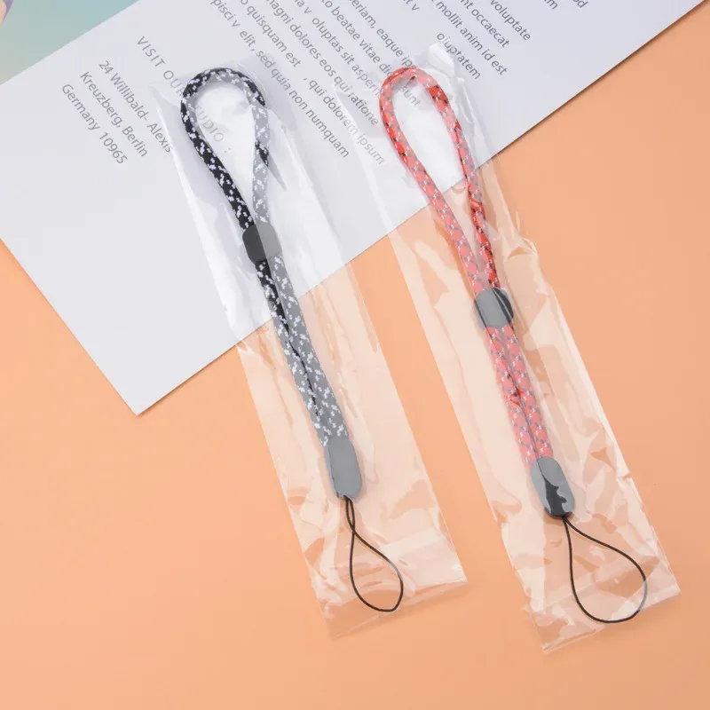 Long and Short Braid Phone Lanyard Necklace Wrist Strap for Iphone Huawei Redmi Xiaomi Samsung Camera String Holders