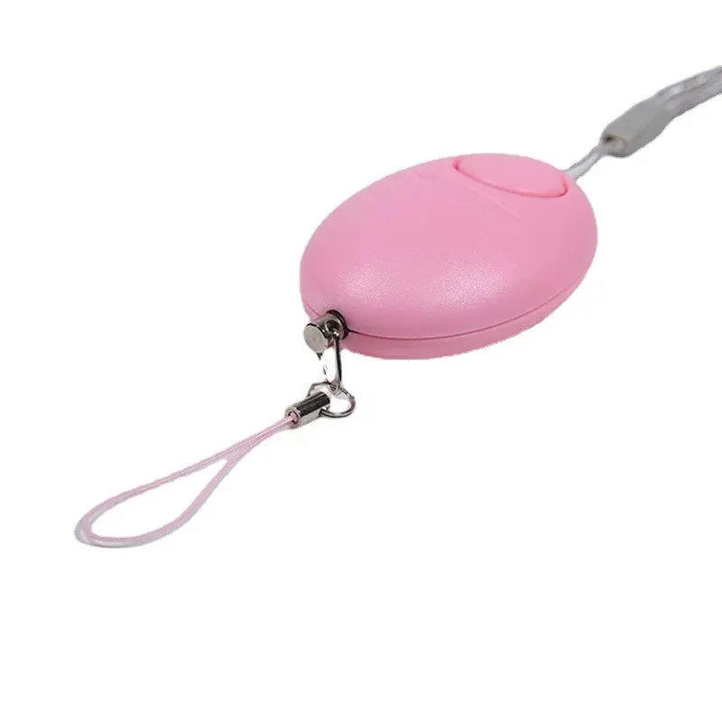 Alarme d'autodéfense bon marché Alarme 120 dB Forme d'oeuf Sécurité Girl Protect Alert Personal Safety Scream Loud Keychain Emergency Alarm