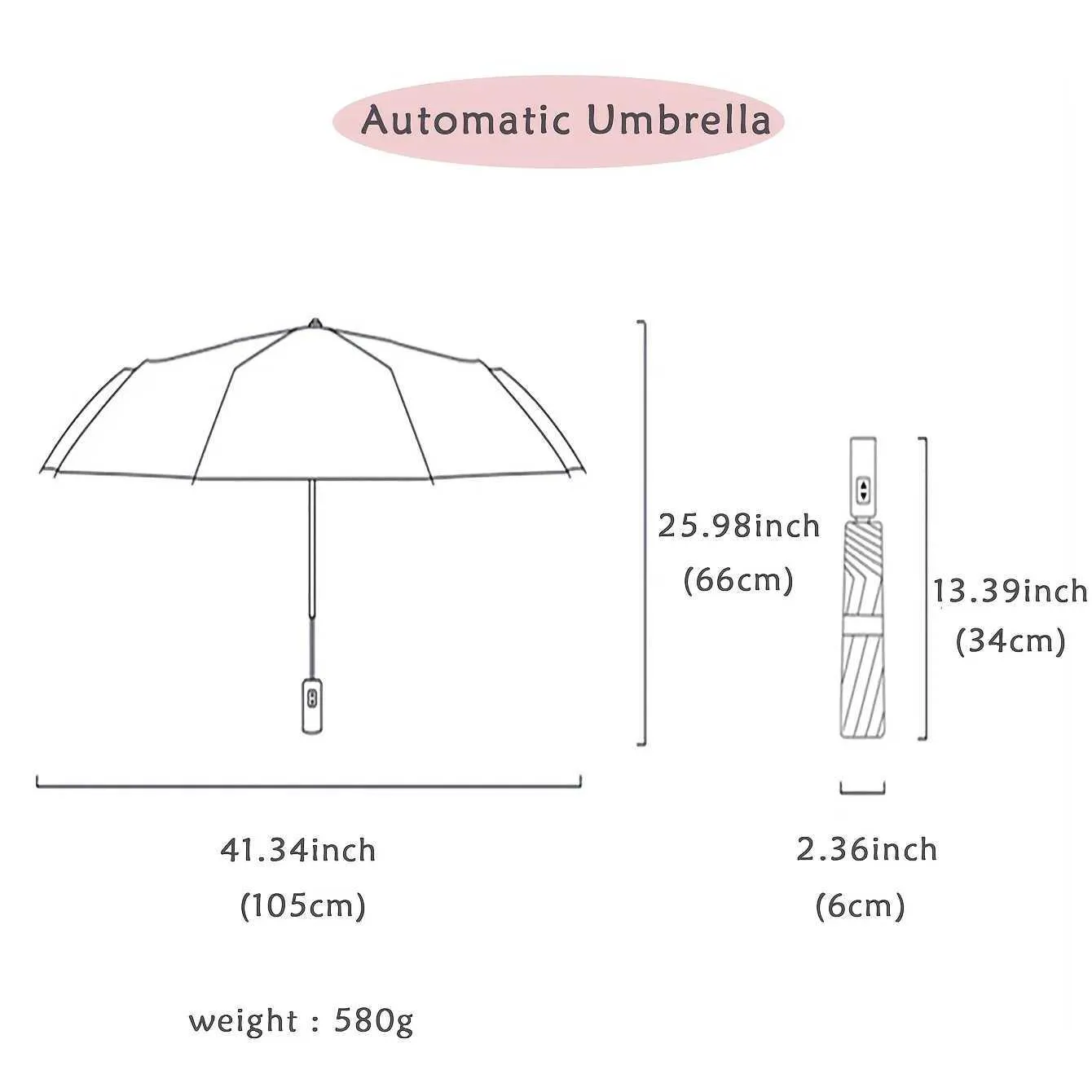 Paraplyer 24 ben stort paraply stort fällbart hållbart paraply kvinnlig sol regn Dual Use Paraply Black Lim Sunscreen Paraply Sun Paraply