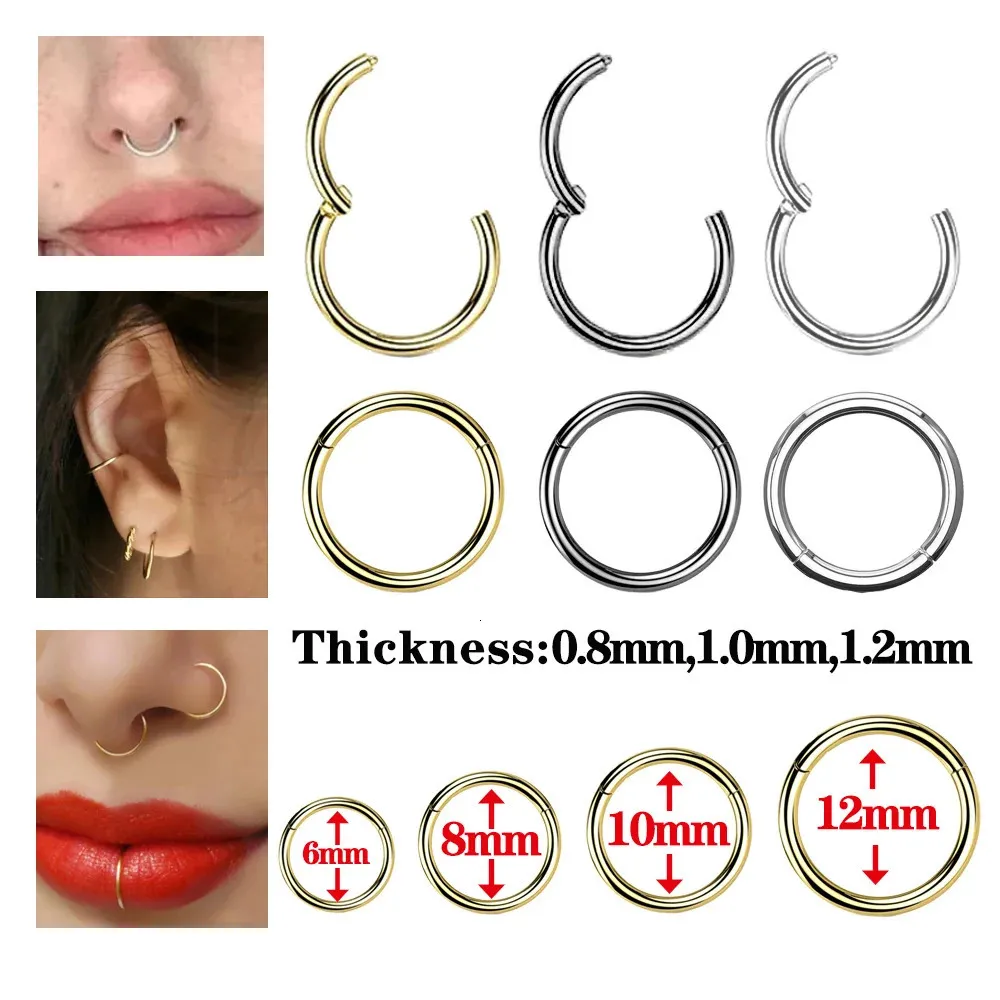 Steel Nose Hoop Mm Nose Stud Sterling Silver Hoop Nose Rings
