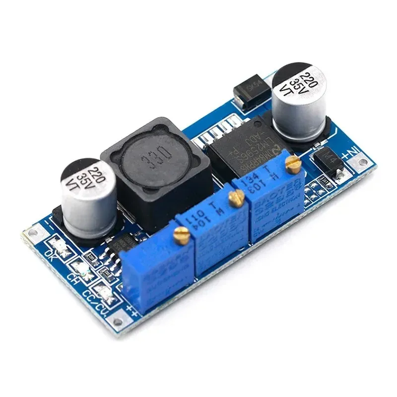 LM2596 DC-DC Stig ned CC CV Power Supply Module LED Driver Batteriladdare Justerbar LM2596S Konstant strömspänning bra