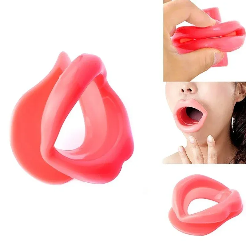 Face en caoutchouc en silicone plus mince exercice de bouche musculaire anti-rinkle Trainer masseur de bouche exercice exerciceur