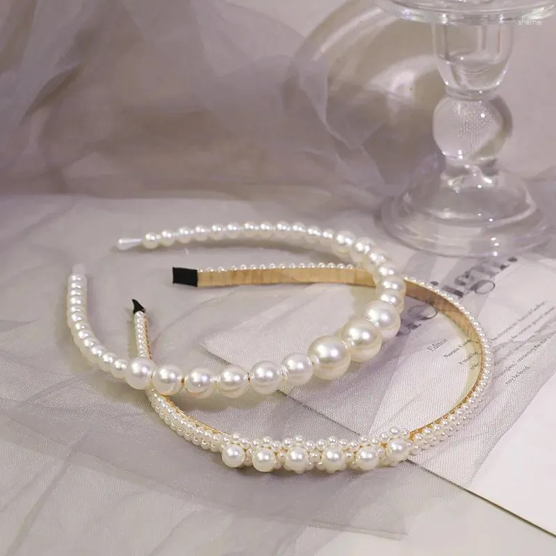 Clips de cheveux plusieurs styles Fashion Pearls Polydoule Simple Temperament Band Band Pand pour femmes Girl Accessoires Headswear