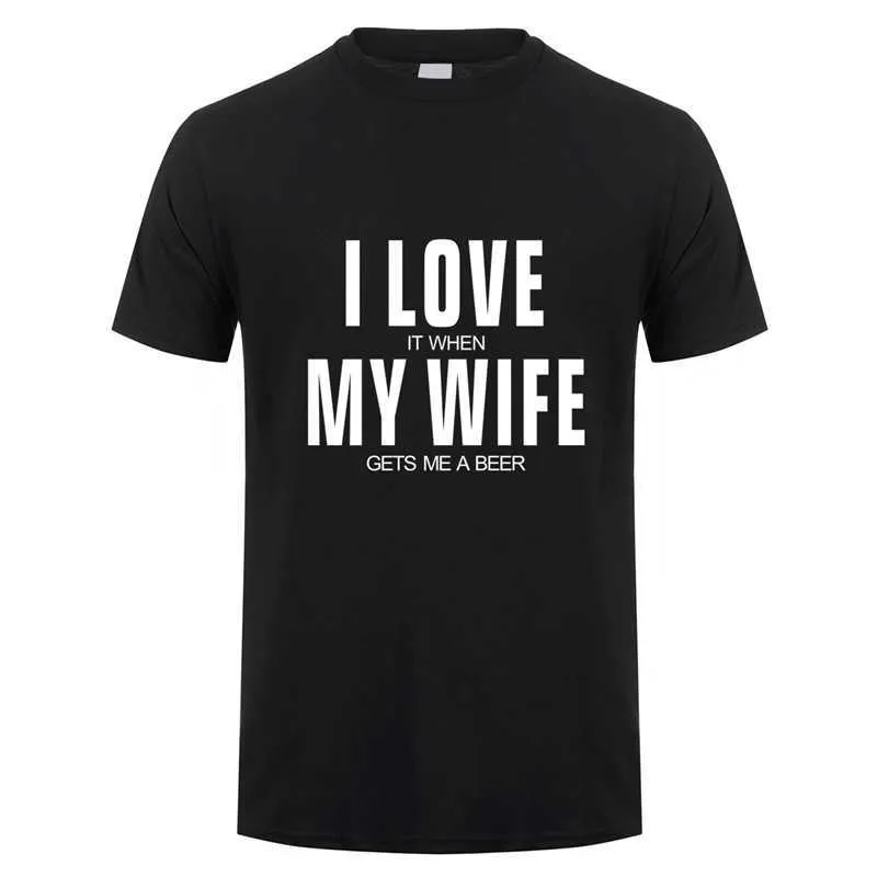 Herr t-shirts jag älskar det när min fru får mig en br t shirt män bomull kort slve roliga br t-shirts mode man tshirt jl-151 t240425