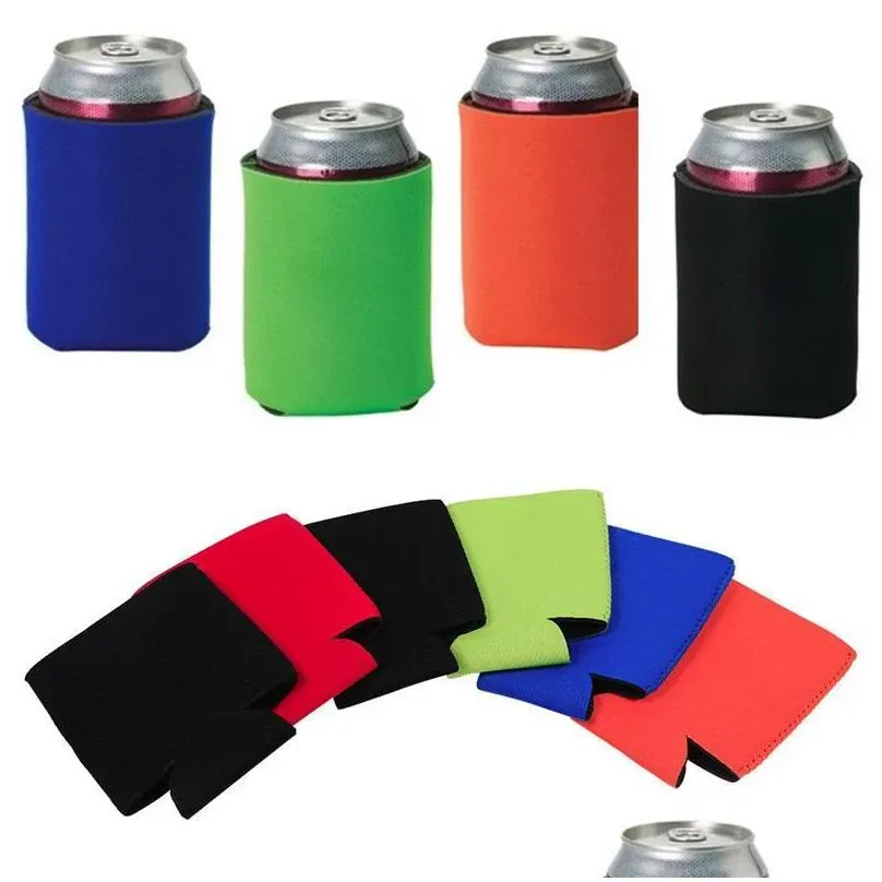 IJstoffen Groothandel Icecream Tools 330 ml bier Cola drankje kan houders tas ijs mouwen ZER pophouder Koozies 12 kleur d dhgarden 2024429