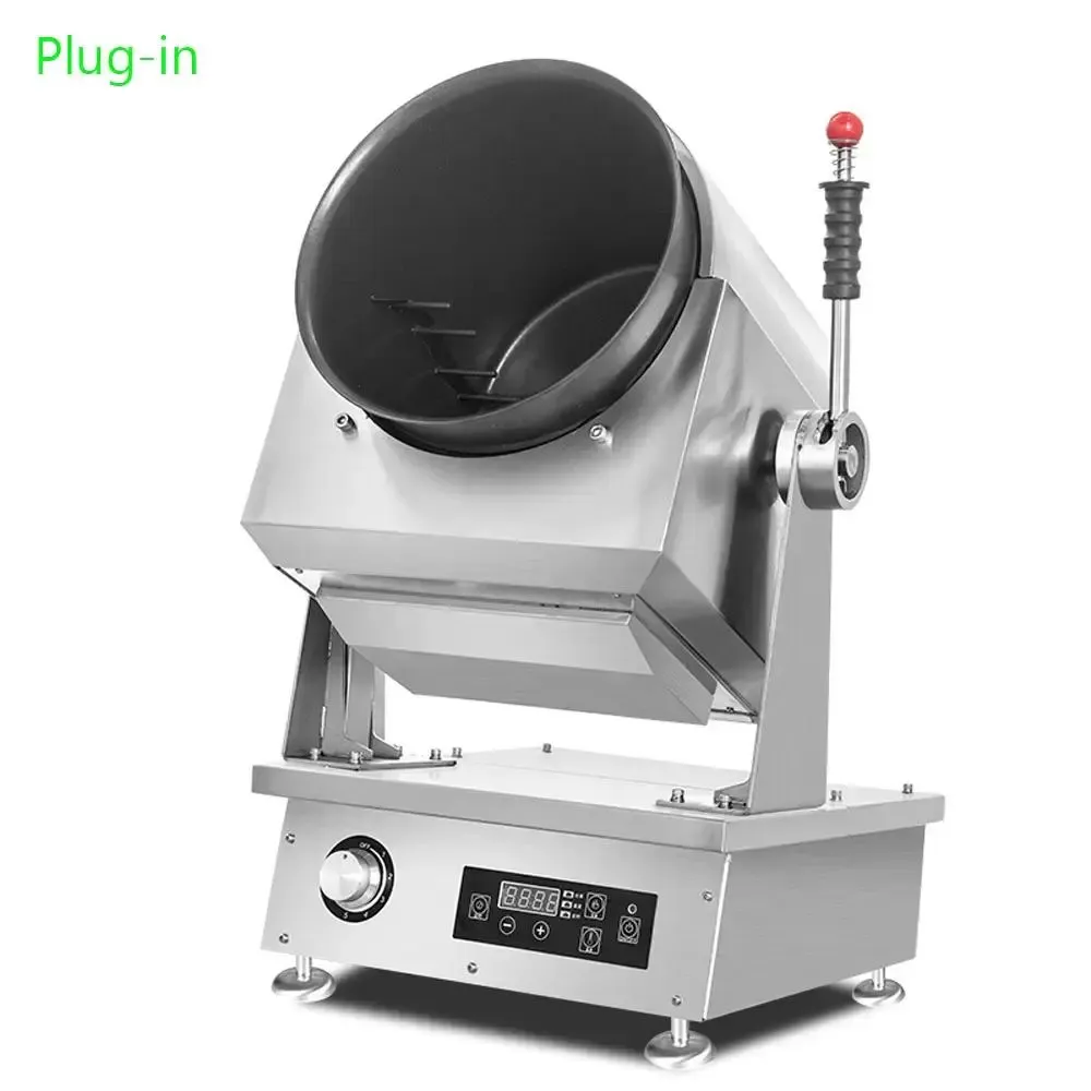 Helpful Restaurant Gas Cooking Machine Multi functional Kitchen Robot Automatic Drum Gas Wok Cooker Stove Kitchen Equipment