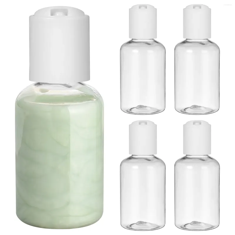 Botellas de almacenamiento 20 PCS Qianqiu Cap Bottle Sub para recipientes de loción de emulsión Viaje de maquillaje dispensadores de maquillaje mascota