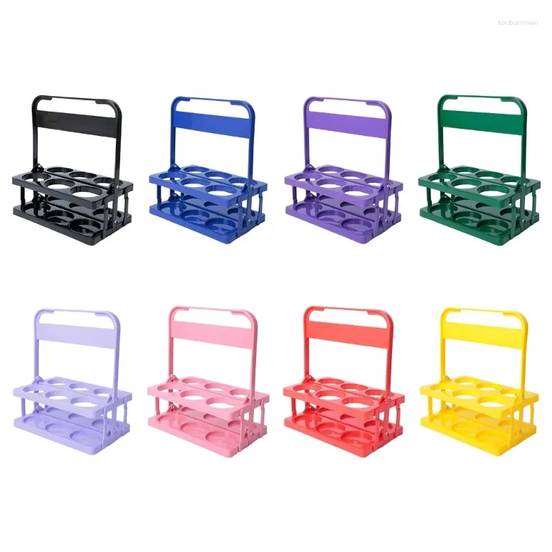 Cuisine Storage Vin Wine Rack Panier de bière polyvalente Matière plastique du support de boisson imperméable pour les fêtes et les rassemblements