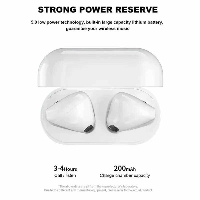 Pro 4 TWS auricolari wireless auricolare cuffie per auricolari bluetooth -Auricolare impermeabile compatibile 5.0 con microfono per auricolari Xiaomi iPhone Pro4