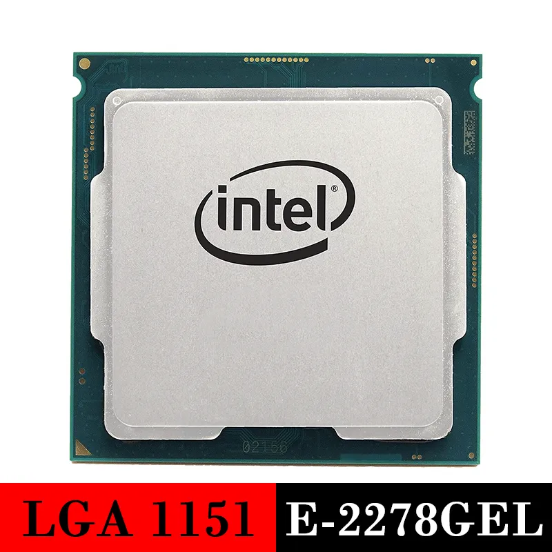Used Server processor Intel Xeon E-2278GEL CPU LGA 1151 2278GEL LGA1151