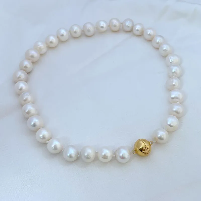 Marca di lussuoso marca di tuberino collana perla choker girocollo femminile festa di matrimonio marinai da marinai a 44 cm Short chokers naturals perle collane da sposa