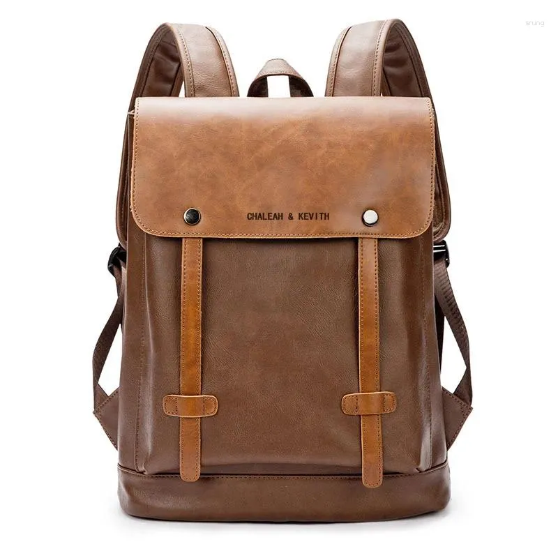 Backpack Backpacks Backpacks Sacos de laptop para homens Viagem Duffle Bag Carry On Luggage Leather School College Students