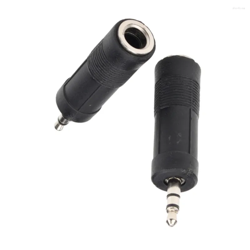 Computerkabel 2000pcs 3,5 mm männlicher Stecker bis 6,5 mm weiblicher Jack -Stereo -Lautsprecher Audio -Adapter -Anschlusskonverter für Mikrofonkopfhörer