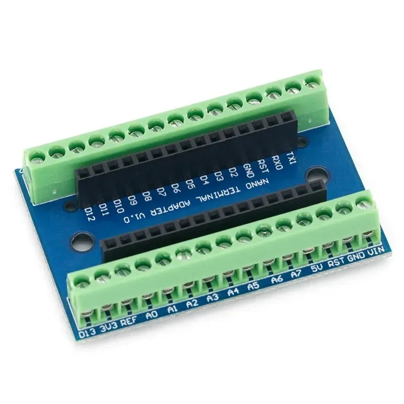 Nano v3.0 3.0 Controller Terminal Adapter Uitbreidingsbord Nano Io Shield Eenvoudige uitbreidingsplaat voor Arduino avr Atmega328p