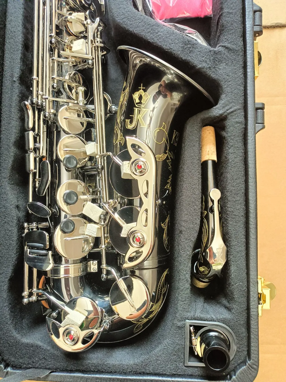 Gloednieuwe Duitsland JK SX90R Keilwerth Alto Saxophone Professional Sax met mondstuk Kaste Hoge kwaliteit Musical