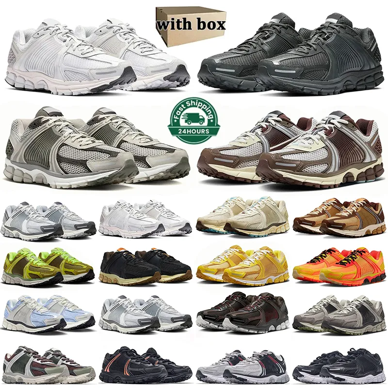 Scarpe da corsa zoom uomini da donna antracite bianco vasto grigio grigio foton polvere giallo allenatori maschili da uomo sneaker sport di dimensioni 36-45