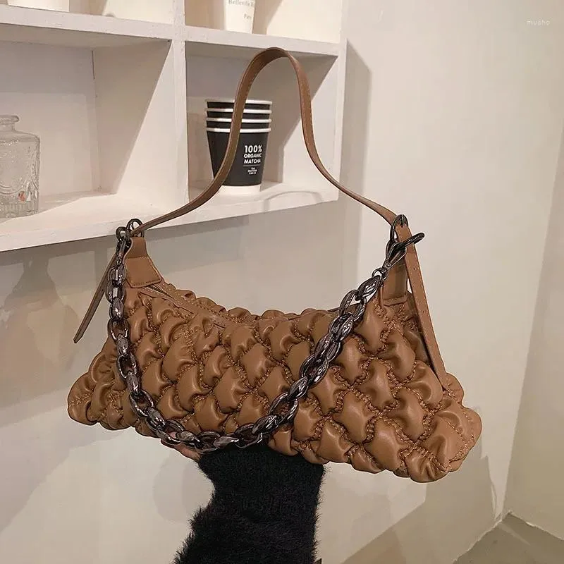 Cordon de cordon de put cuir sac pour femmes mode volet féminin diamant chaîne de réseau de réseau de luxe sacs à main pour les femmes sacs d'épauve de créateur vintage