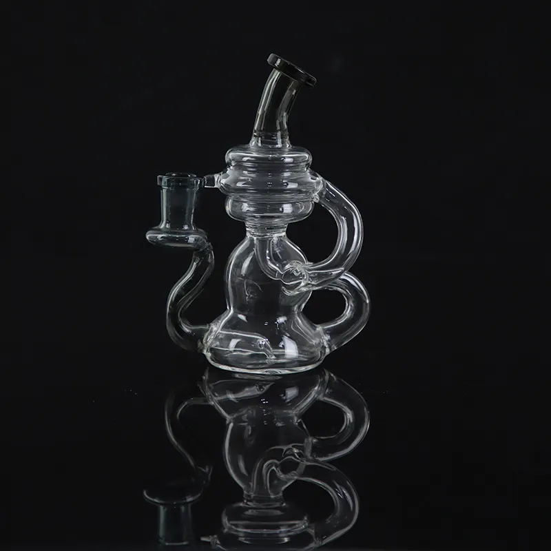 Glass Craft Water Smoke Bottle Personalized Transparent Water Smoke Pipe