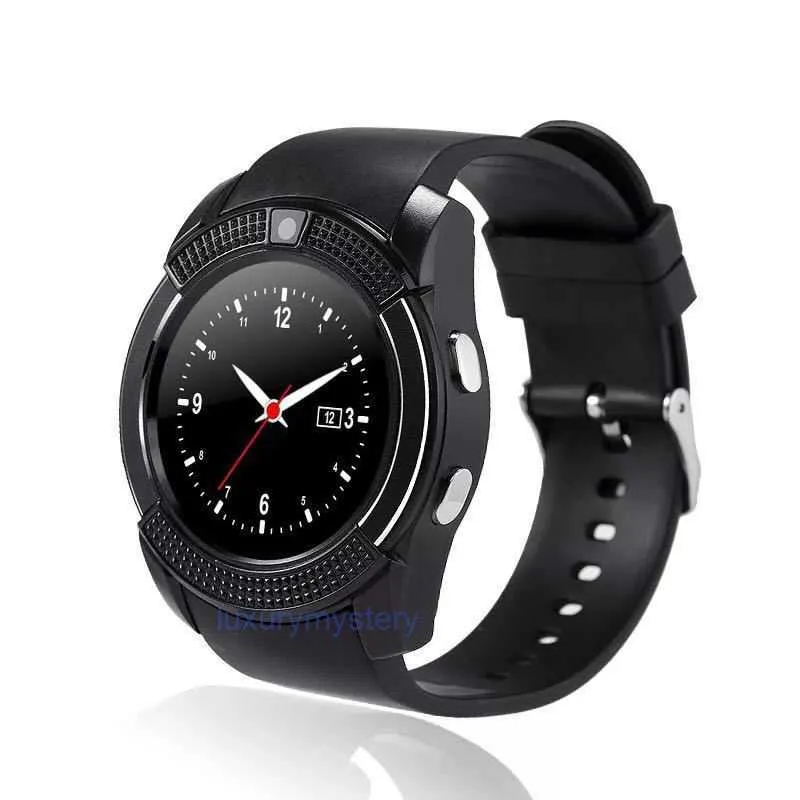 V8 Smart Watch Android Camera Cameraed Ответ звонки на дистанции вызовы часов Smarter Sim Card SmartWatch Fitness Tracker