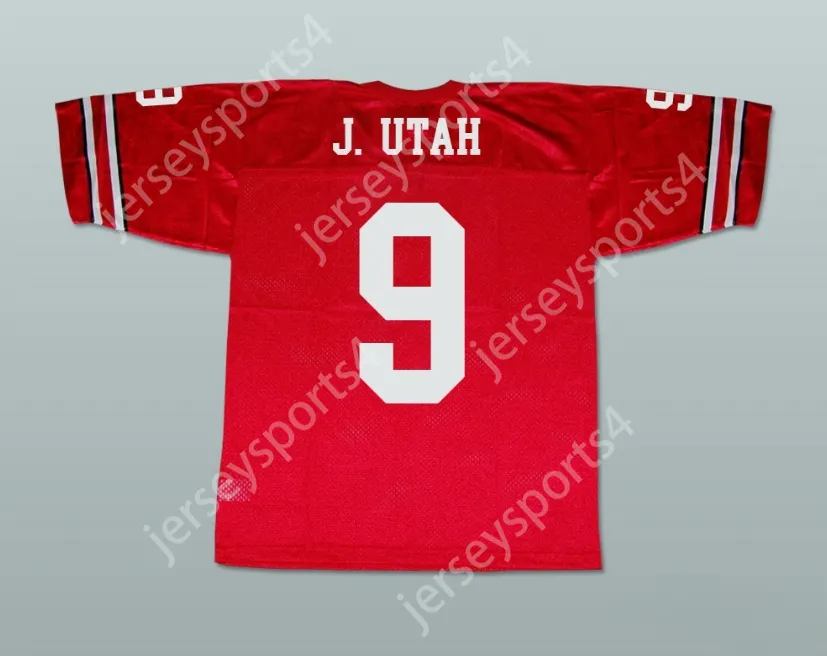 Aangepaste naamnummer Heren Jeugd/Kinderen Keanu Reeves Johnny Utah 9 voetbaljersey Point Stitch genaaide top gestikt S-6XL