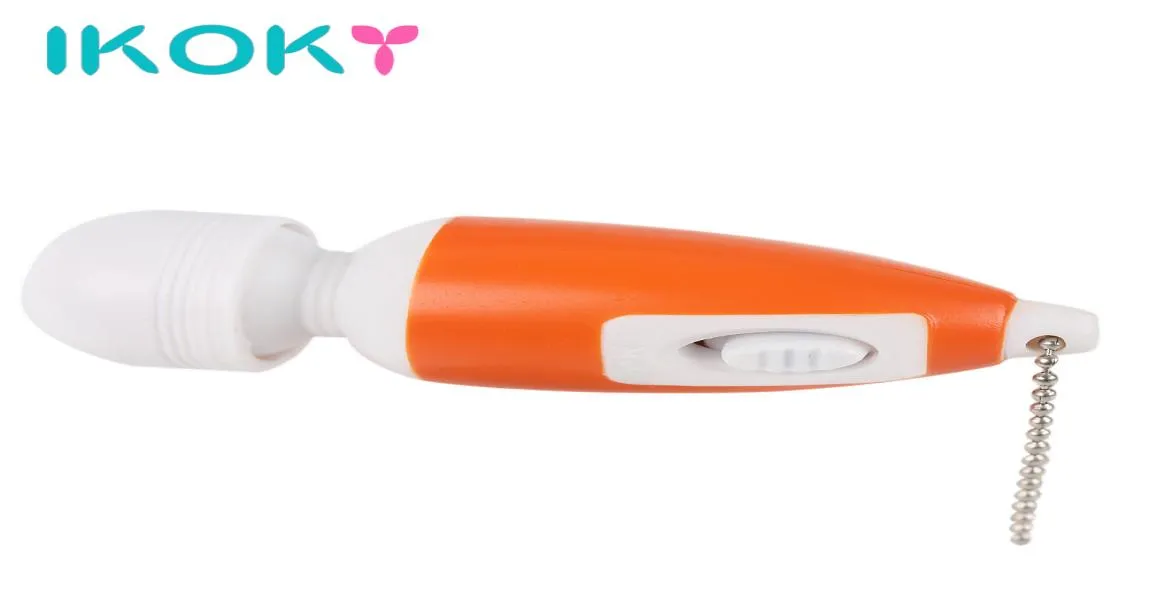 Ikoky produtos eróticos brinquedos sexuais adultos para mulheres clitóris estimulador Mini AV Magic Massager Stick Vibrador Vibration Egg Bullet Q1702897726
