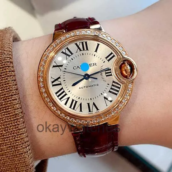 Unisex Dials Automatic Working Uhren Carter 165000 Womens Watch Blue Ballon Mechanical WJBB0033