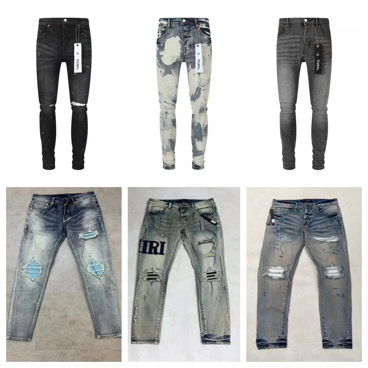 Designer joggerjeans denim byxor mens jeans designer jean män svarta byxor avancerad kvalitet rak design retro streetwear casual sweatpantspant28-40