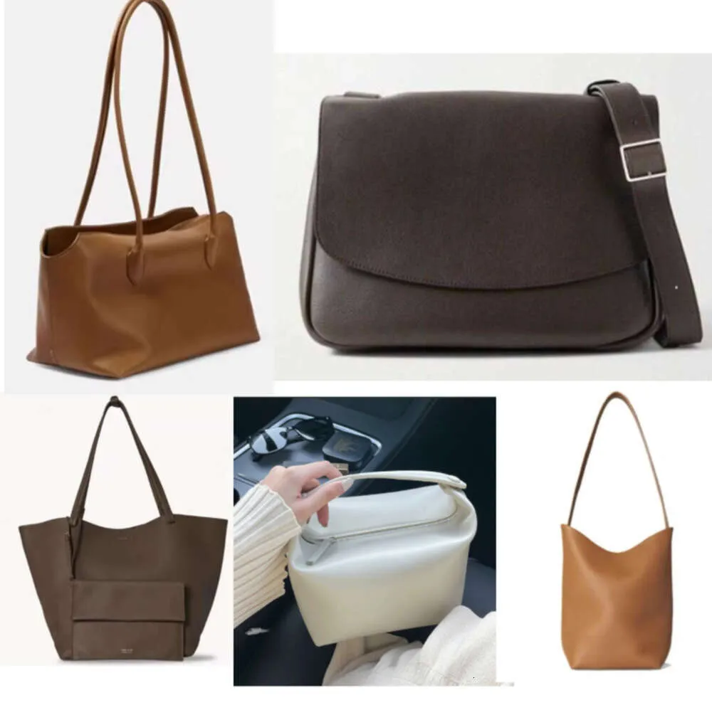 Margaux15 automne / hiver exclusif The Row Handbag Luxury NYC Minimalist Soft Suede Tote |Park Margaux en cuir authentique spacieux navetteurs grande capacité