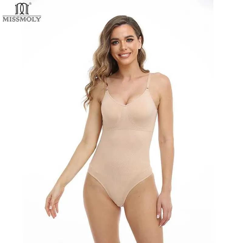 Women's Shapers Women Thongs Bodysuits Shapers Fashion Party Nude Slimming Binders Miss Moly Sexy Waist Trainer Shapewear Strap Tummy Corsets Y240429