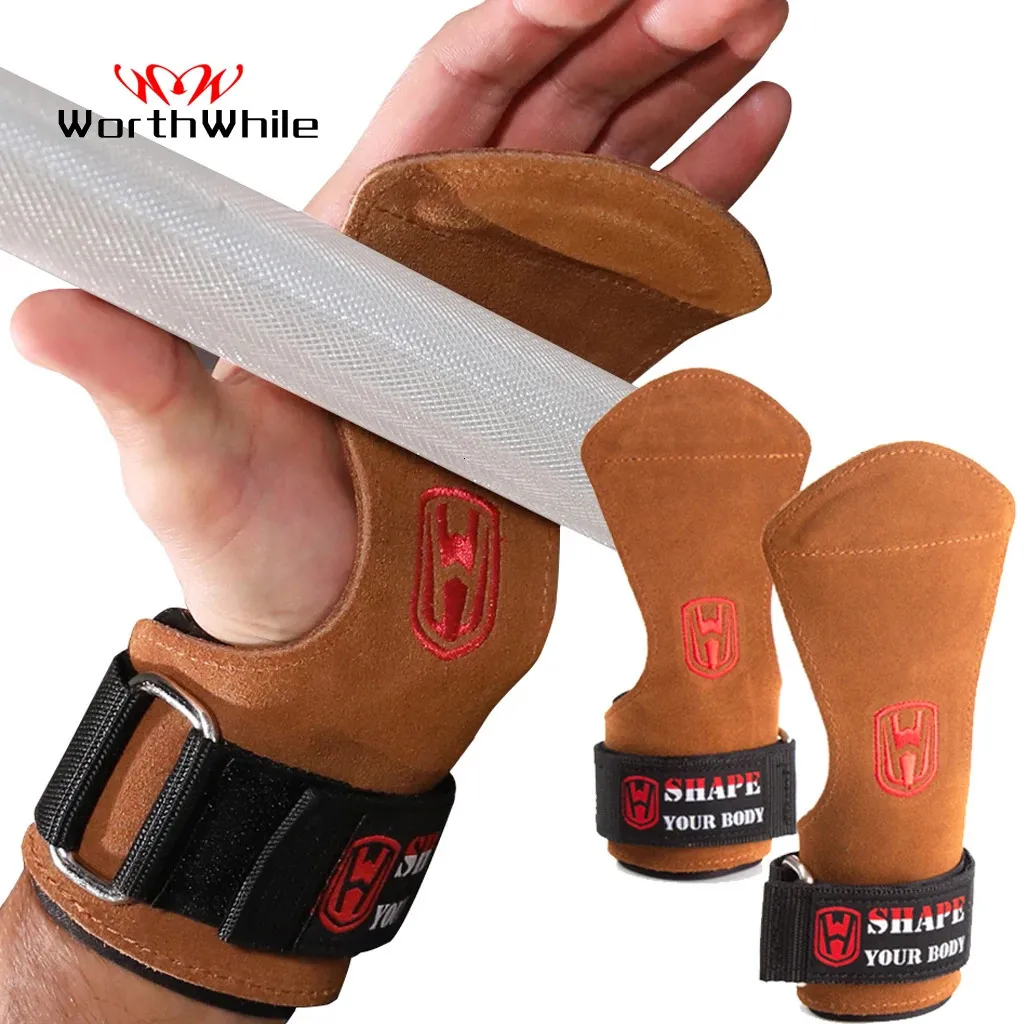Värt horisontella barhandskar för gymnastikssport Vikt Lyftningsträning CrossFit Fitness Bodybuilding Workout Palm Protector 240429