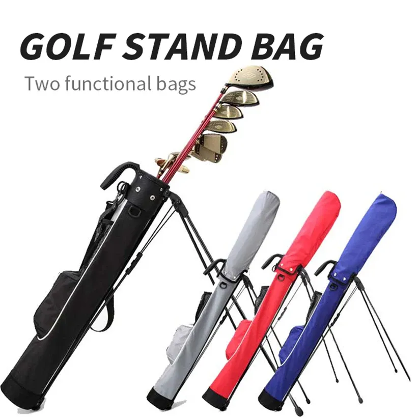 Clubs Golf Stand Bag Portability Golf -Waffen -Taschen mit Griff für zusätzliche Aufbewahrung können 9 Clubs unterstützen, ideal für den Golfplatz Travel