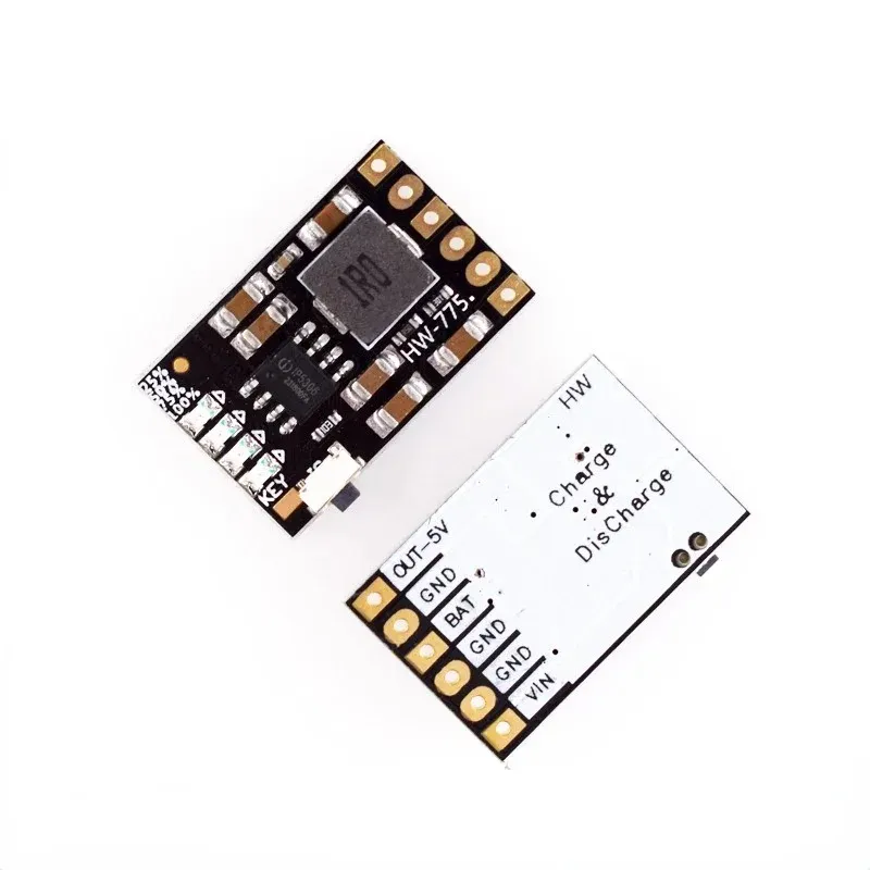 DC 5V 2A Step up 18650 Litio Li- Ion La batteria di ricarica Modulo integrato con sovratensione/protezione del corto circuito