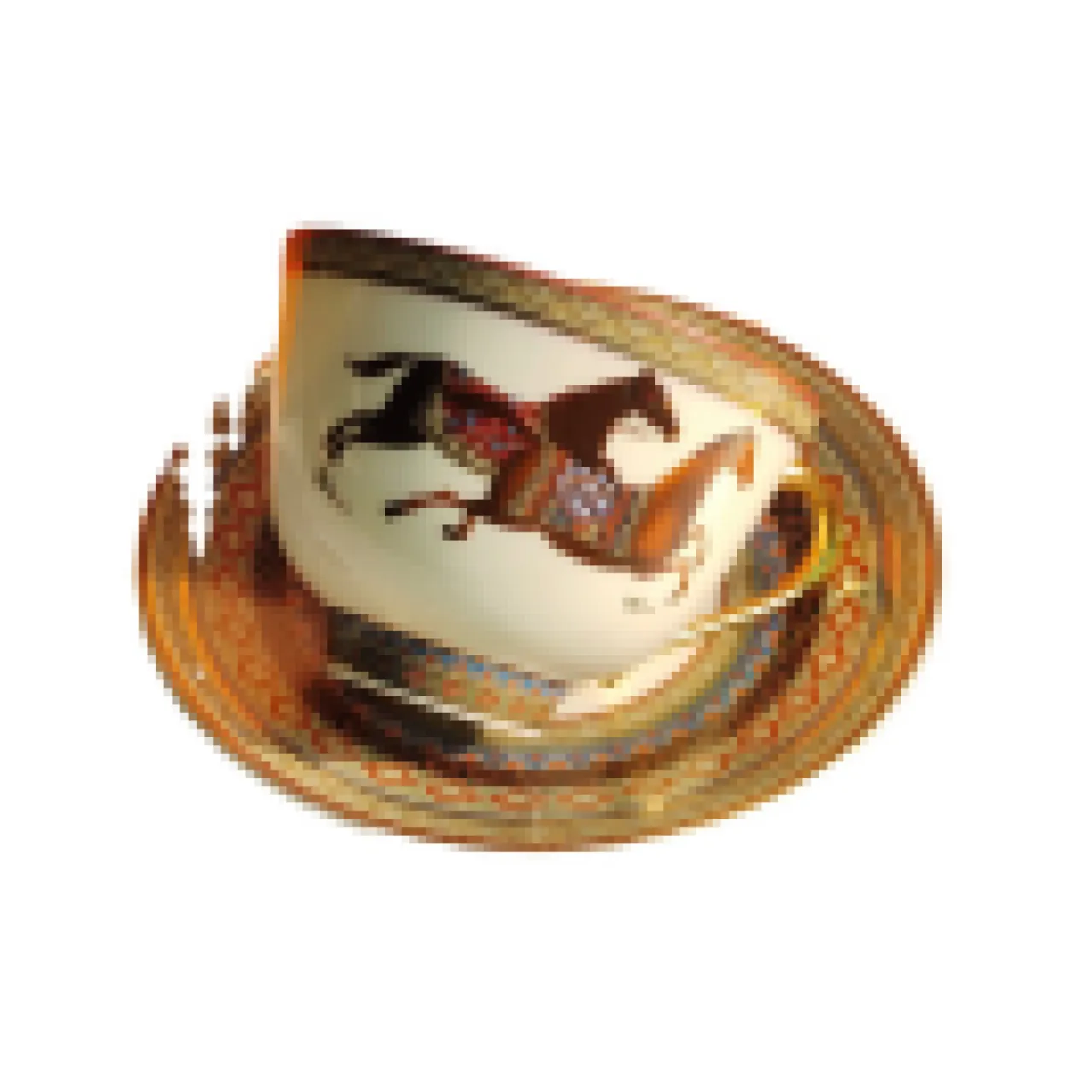 Designer Cups and Saucers Sets Steed Series Bone China Two Cups Two Dishes Two Spoons Coffee Tea Sets Home Office Gifts