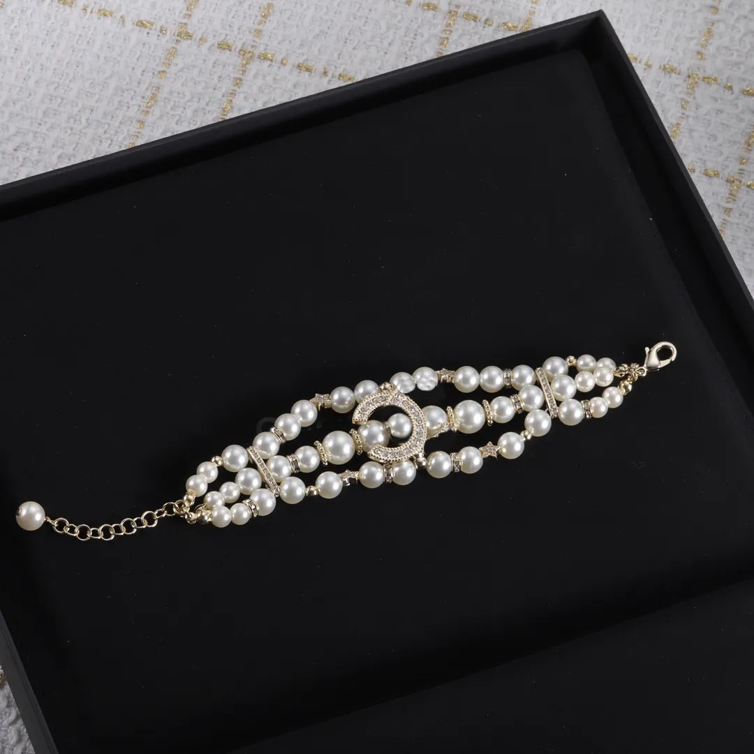 Projekt mody Bransoletka Bransoletka Pearl Bransoletka dla kobiety prezent mosiężna bransoletka zaopatrzenie w biżuterię mody