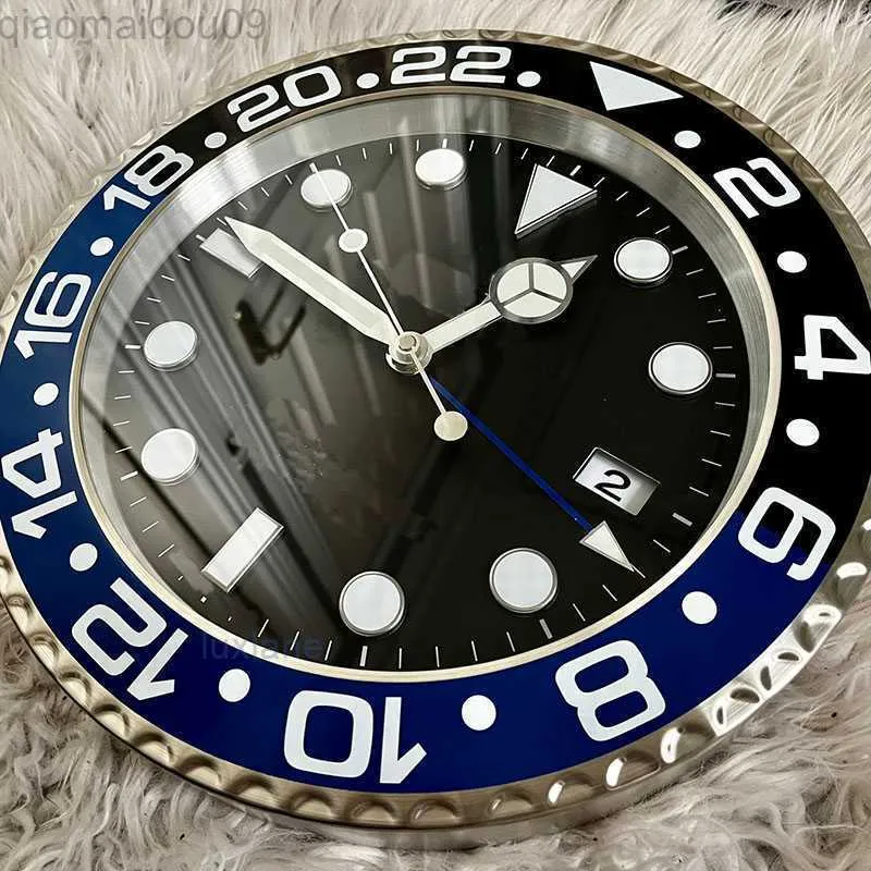 Zegar ścienny projektant sztuki zegar ścienny metalowy duże świetliste tanie zegarki ścienne Clock House Dekoracja salonu AA230321