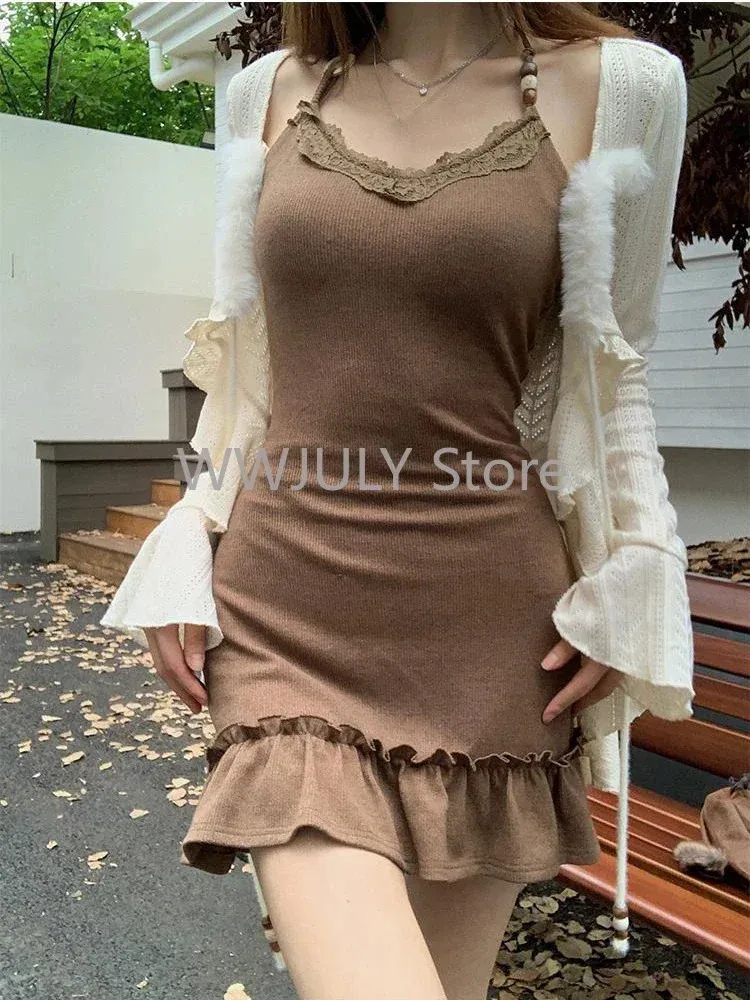 【NONCODE】Bute frill cardigan + frill mini skirt set Bute frill cardigan + frill mini skirt set - NONCODE | 60