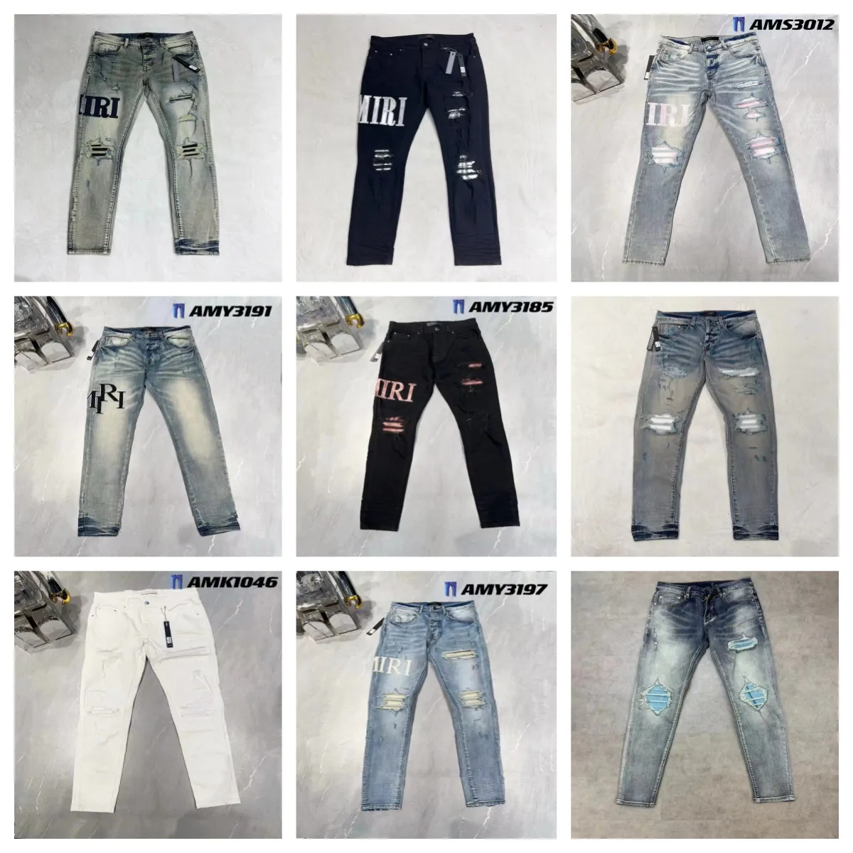 lila jeans denim byxor herr lila jeans designer jean män byxor avancerad kvalitet rak design retro streetwear casual svettbyxor joggar pant28-40