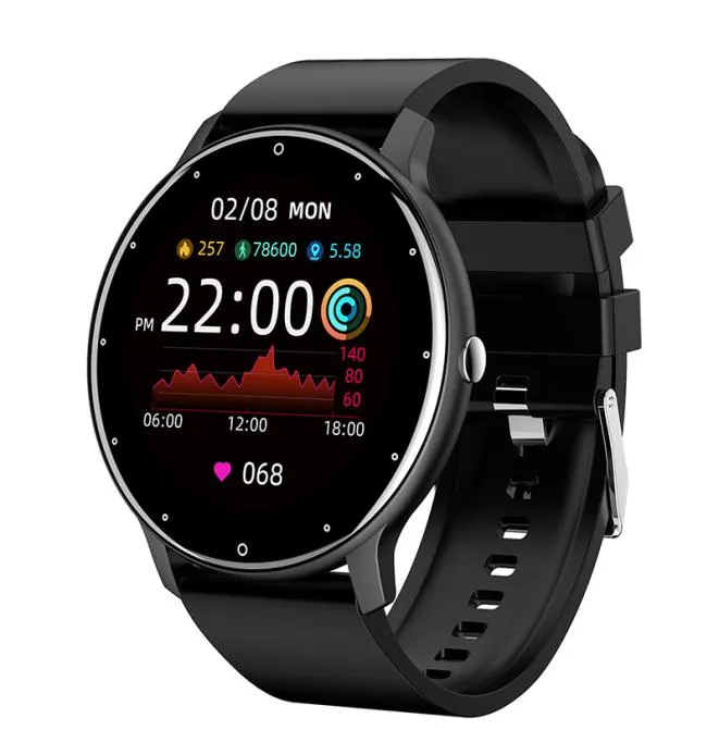 NEU LUXURY ENGLISH Smart Watches Herren Full Touchscreen Fitness Tracker IP67 wasserdichte Bluetooth für Android iOS SmartWatch Man S2660774