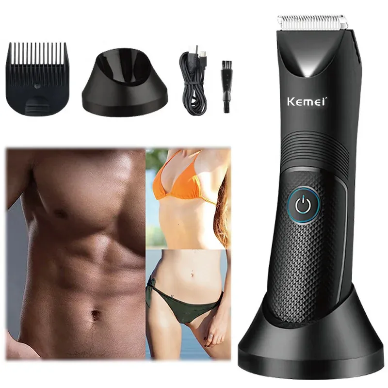 Personal Groomer Electric Pro Urooming Uładowani mężczyźni Sienie Penis Usuwanie włosów DePiladora Bikini Razor Fryzura Shaver 240410