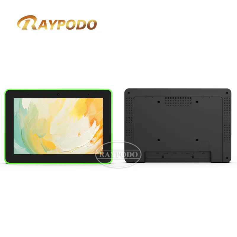 RK3568 ANDROID 11 2GB RAM 16GB ROMタブレット付きRK3568付きRaypodo 8インチポータブレットスマートホームタブレットと会議室のタブレット用の黒または白色のタブレットPC