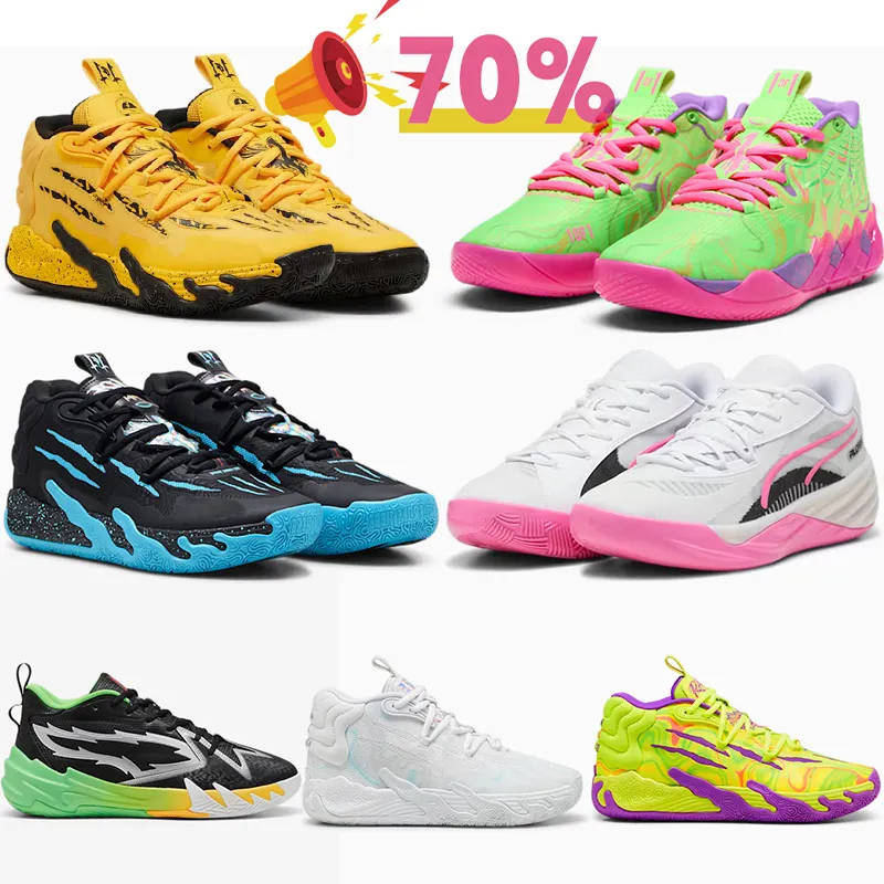 Basketballschuhe Pumaa Herren Frauenschuhe Lila Glimmer Grüner Gecko Pumaa Schwarz Helle Aqua Sport gelb schwarzer Turnschuhe Trainer Größe 35.5-47