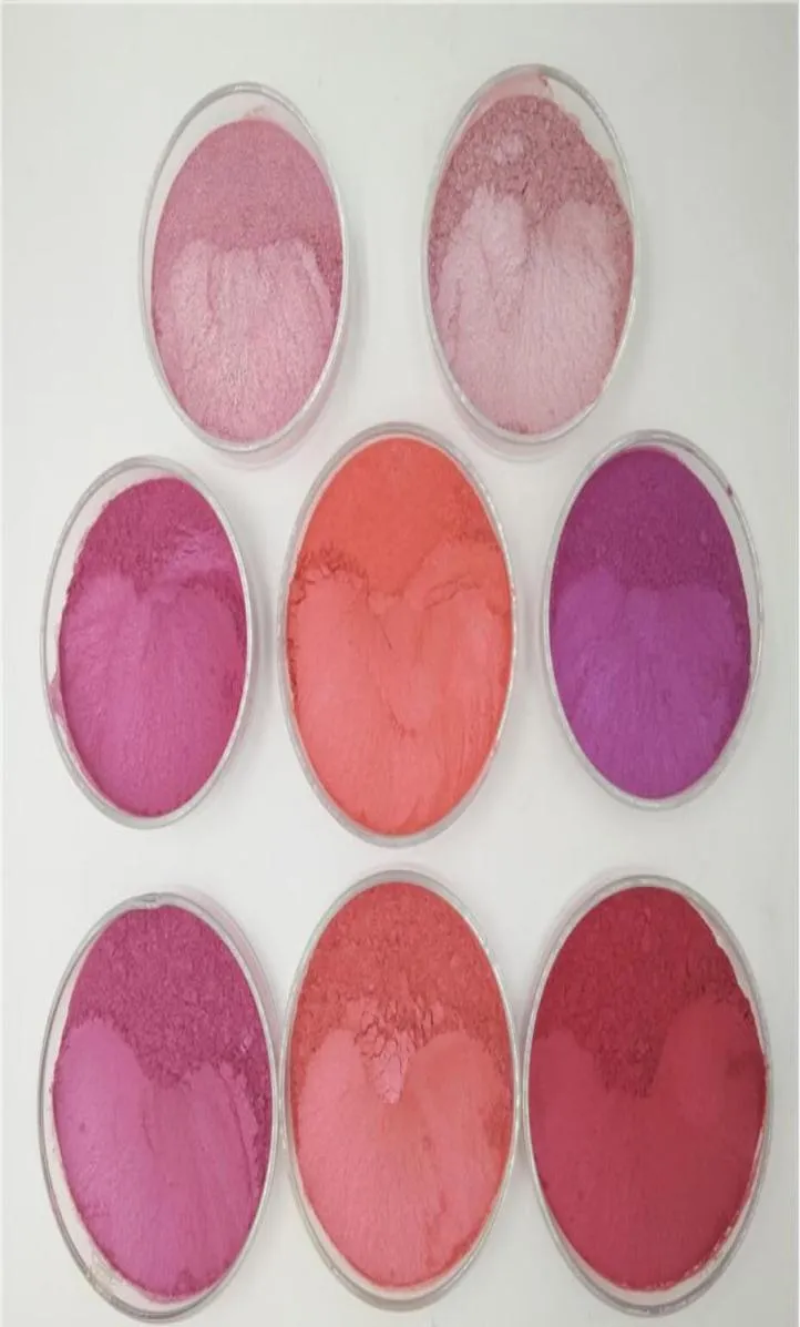 Pink Series tvåltillverkning färgämne utgör pulverfärgad pulveriserade pigment Set Vegan MICA Powder Soap Molds Bath Bomb Colorant9100299